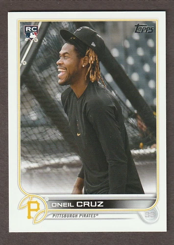 2022 Topps Series 2 #537 O'Neil Cruz SP Image Variation Pirates Rookie RC