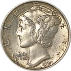 1927-P Mercury Dime - Split Bands