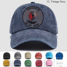 Customized Embroidered Hat Us Army Bravo Co 2nd Aviation Comanche, Trucker Hat