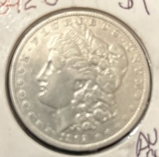 1892-O Morgan Silver Dollar AU About Uncirculated Authentic coin Key Date