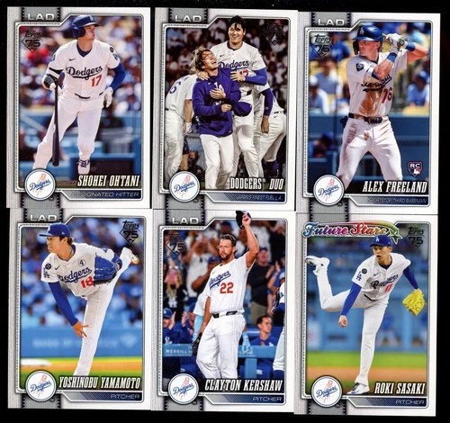 2026 Topps SERIES 1 LOS ANGELES DODGERS TEAM SET OHTANI 13 CARDS SET