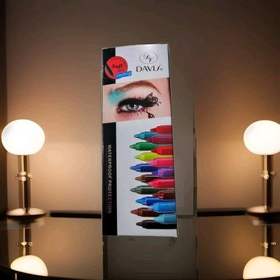 12 Color Eyeshadow Lip EyeLiner Eye Shadow Pencil Shimmer Pen Makeup Set