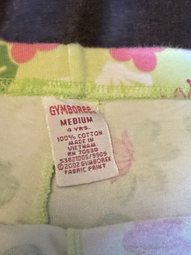 Vintage Gymboree Leapin' Lilypads Lot Pants Shorts Reversible Tank Ruffles 4T - Picture 8 of 18
