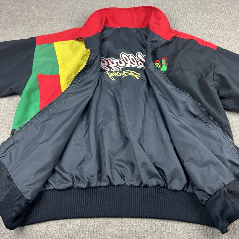 Chaqueta De Colección Kellogg's Racing NASCAR Talla 2XL Terry Labonte Años 90 Colorblock Retro Foto 4 de 4