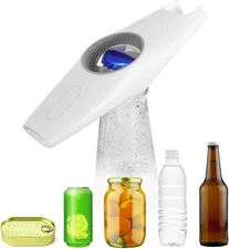 5-in-1 Multifunctional Bottle Opener Easy Open Jar Beer Soda Pull Tab Water Gray