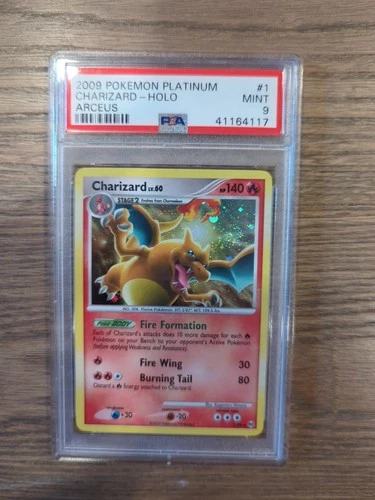 PSA9 CHARIZARD HOLO Arceus #1