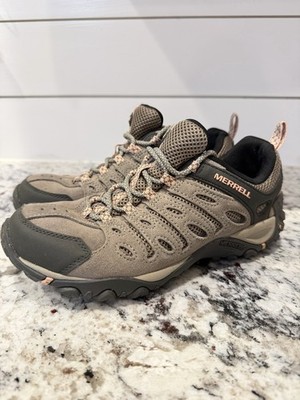 Merrell J500034 Hiking Trail Crosslander 2 Boulder & Peach Shoes Women s Size 8