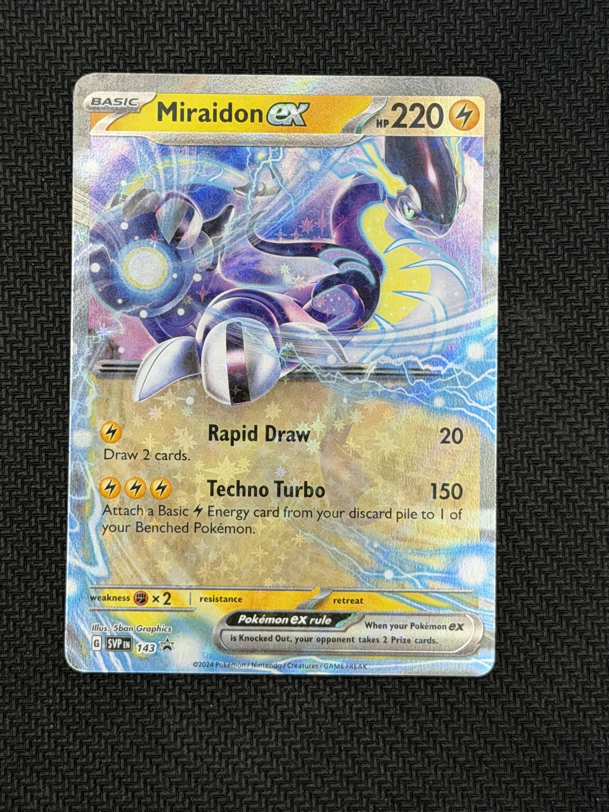 Pokémon TCG SV: Scarlet & Violet Promo Cards #143 Miraidon ex