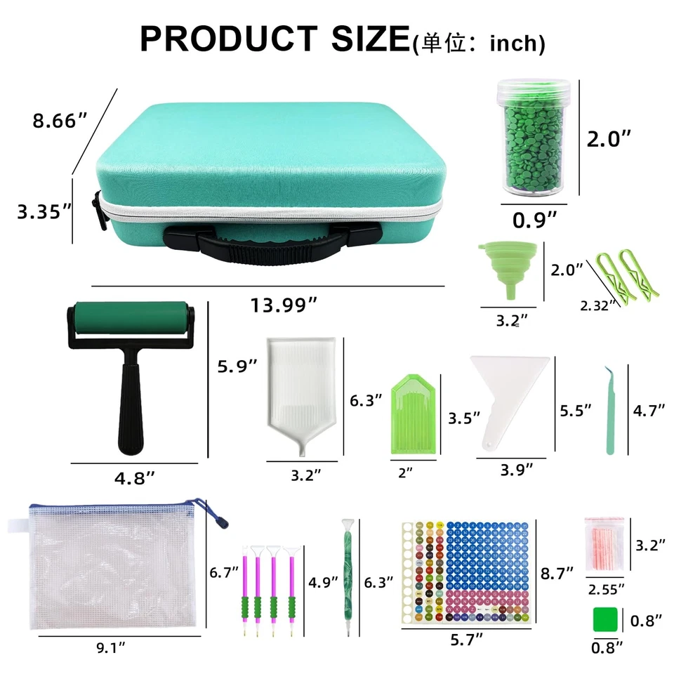 70 Slots Diamond Art Storage Containers, 5D Diamond Art Accessories and Tools... - Image 4 of 4