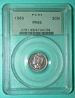 1885-P Three Cent Nickel — photo from another recent sale