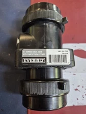 Everbilt THD1026 2 in. Sewage Check Valve with Compression Fittings