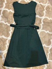 UNIQLO One Piece Dress Green S Flare Silhouette Spring/Summer