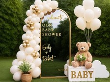 Custom Baby Shower Mirror Decal, Welcome Sign for Gender Reveal Party Decor
