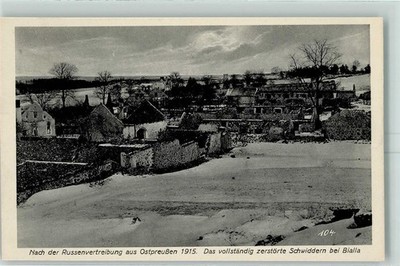 13155439 - Bialla after the expulsion of Russians from East Prussia complete
