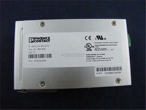 1 Stück gebrauchter Phoenix Contact Fl Schalter Sfn 8Tx 2891929 fr - Bild 2 von 3