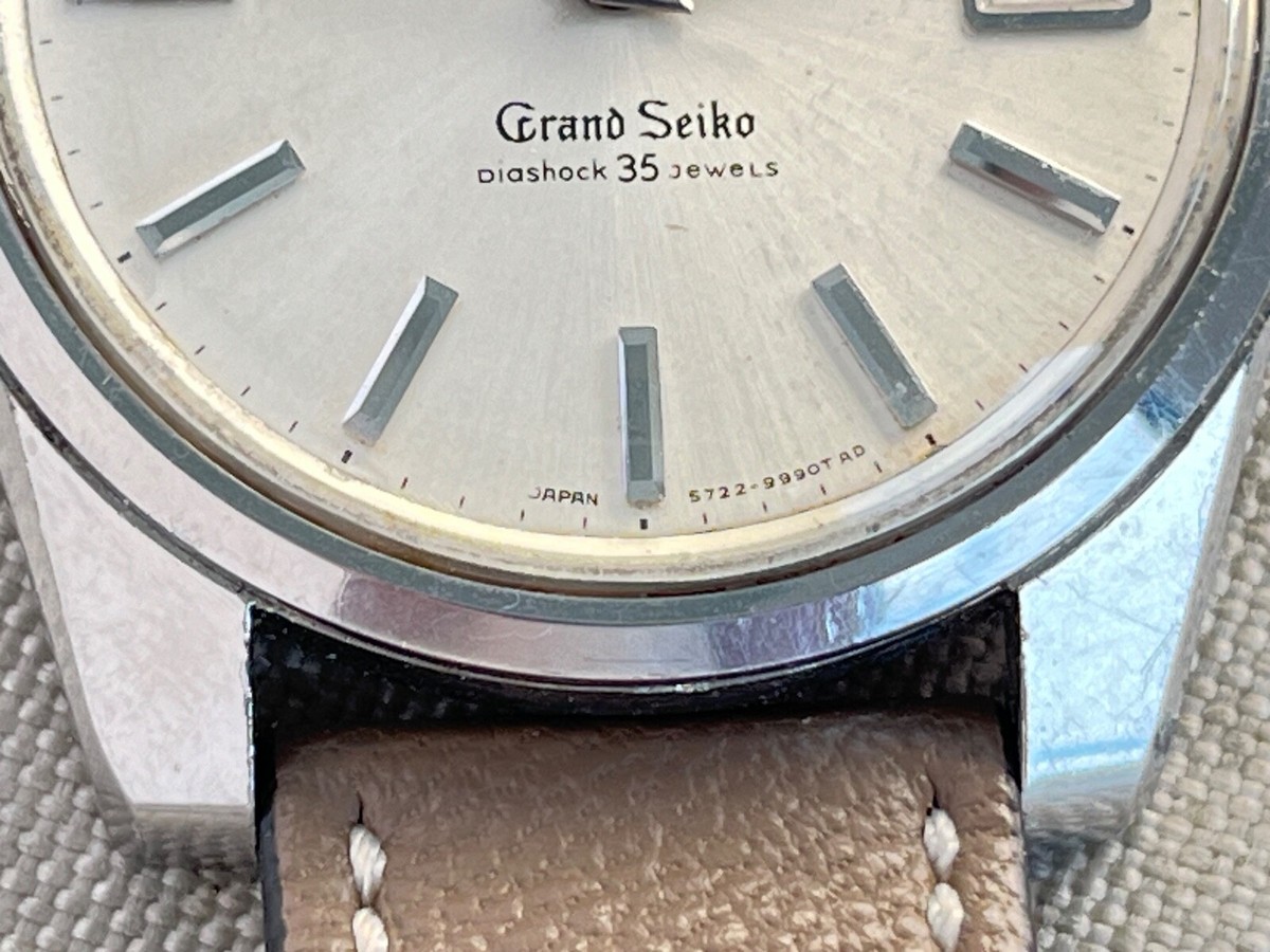 Vintage 1965 Grand Seiko Chronometer Hand Winding Serviced 5722 