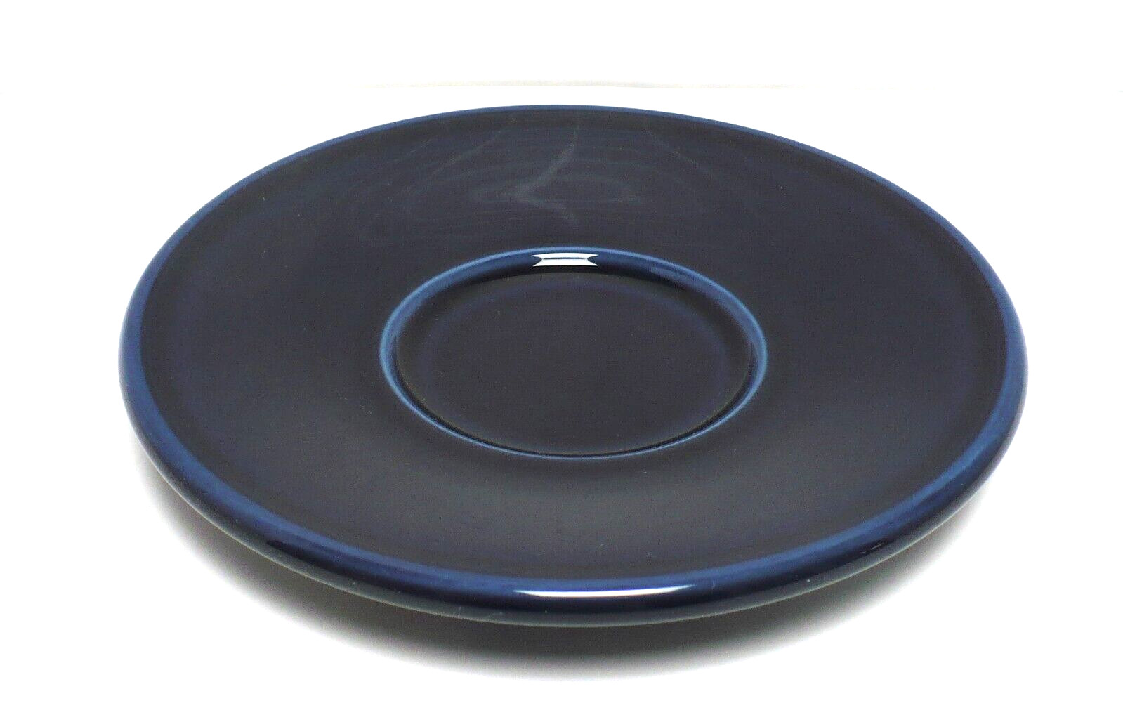 FIESTA HOMER LAUGHLIN COBALT JUMBO SAUCER 6.75' Dia. "New 2013 Original Stock"