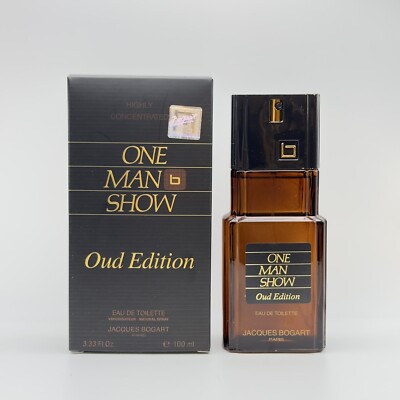 One Man Show OUD Jacques Bogart Eau de Toilette Spray 3.3 / 3.33 oz New in Box