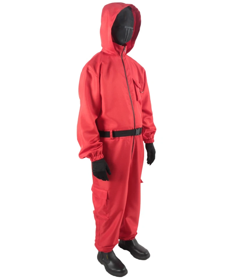 Red Guard Jumpsuit Costume | TV Show Soldier Cosplay Fancy Dress Costume - Image 4 of 4