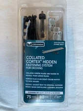 Veranda FMCTXCL-VA75SG Stone Gray Collated Cortex Hidden Fastener System, 75 Scr