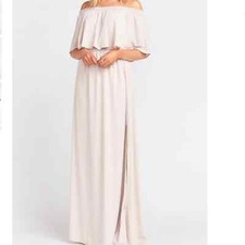 show me your mumu bridesmaid dress womens hacienda maxi dress size small