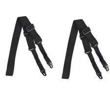 2Pack Tactical 2 Two Point Quick Adjust Bungee Rifle Gun Sling Strap Hunting