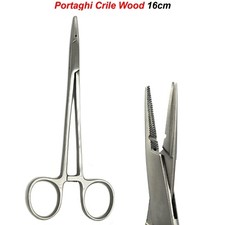 Pinza Porta Aghi per Sutura Crile Wood Pinze Chirurgiche Portaghi Odontoiatria