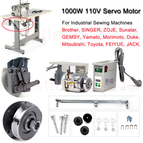 1500W 1000W 750W 650W 550W Sew Servo Motor + Needle Positionr For Sewing Machine - Picture 16 of 22