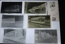 7 Orig MILWAUKEE ELECTRIC RAILWAY & LIGHT Co TROLLEY RR NEGATIVE STREETCAR WI !