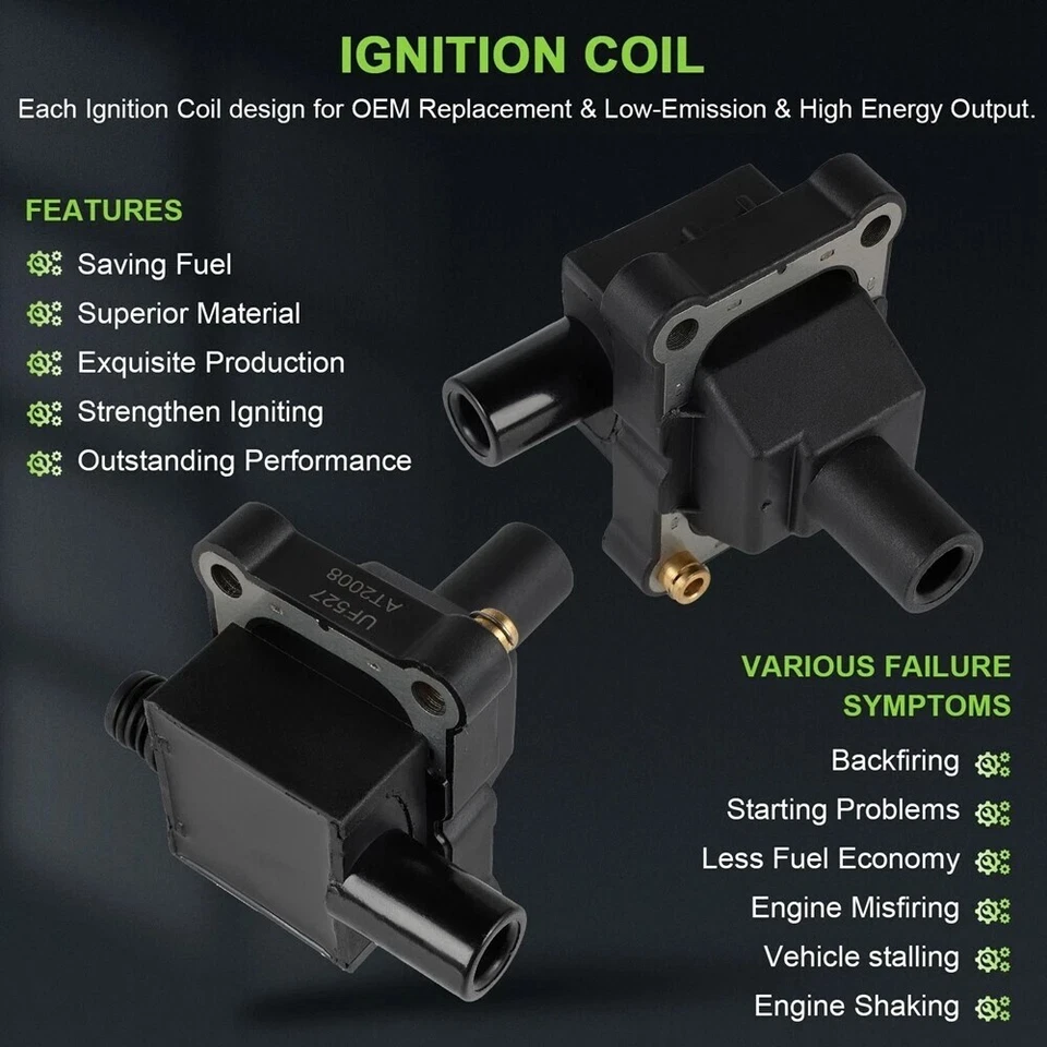 3 para Mercedes-Benz E320 1994-1997 3,2 L L6 bobina de encendido y bujía UF527 Foto 3 de 4