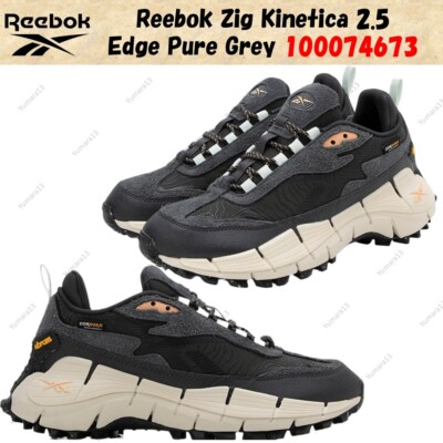 Reebok Zig Kinetica 2.5 Edge Pure Grey 100074673 Men's Size
