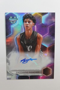 2023-24 Bowman's Best U ZACCHARIE RISACHER  "COLORFUL Refractor"  Auto  008 /125
