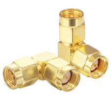 SMA Male To SMA Male 90 Degree Right Angle Elbow coaxcial adapter connetor