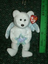 Ty Beanie Baby  STAR  Angel Bear  BLUE STAR  MWMT DOB:11/19/02  Rare VHTF