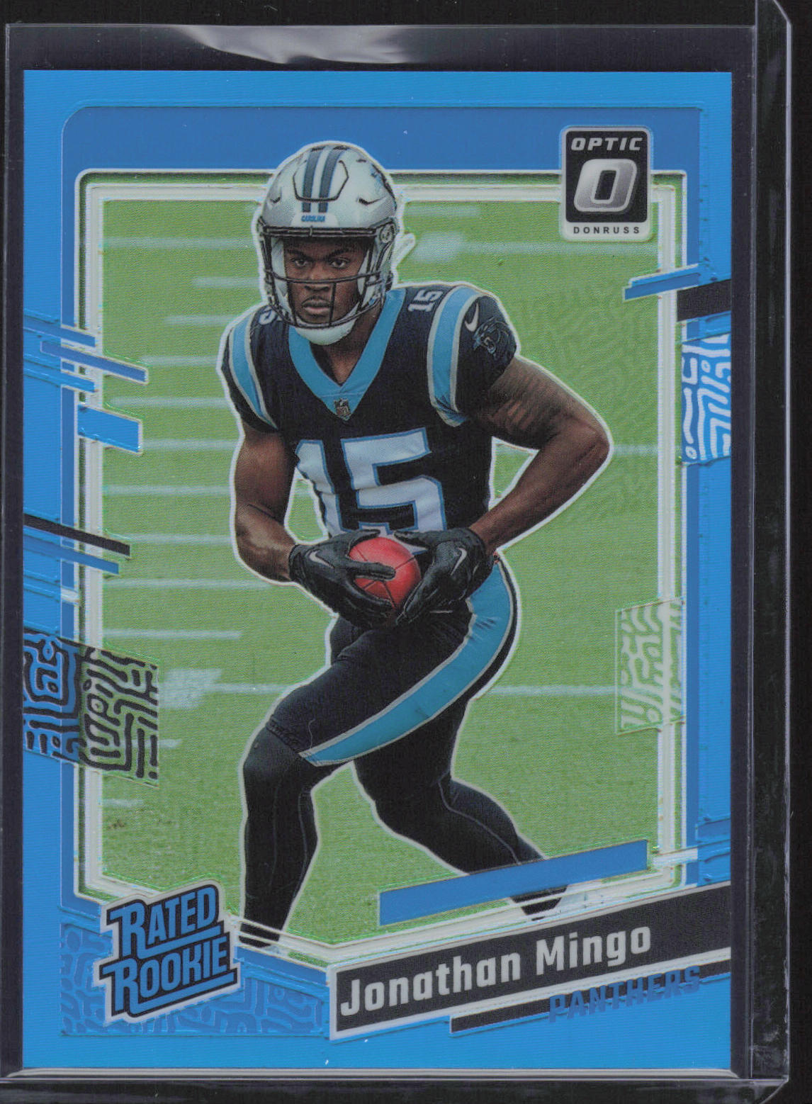2023 Donruss Optic #215 Jonathan Mingo Aqua Holo /299 Rookie RC