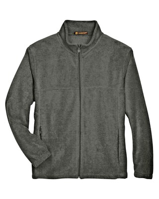 Charcoal Gray Full zip Fleece Jacket | eBay