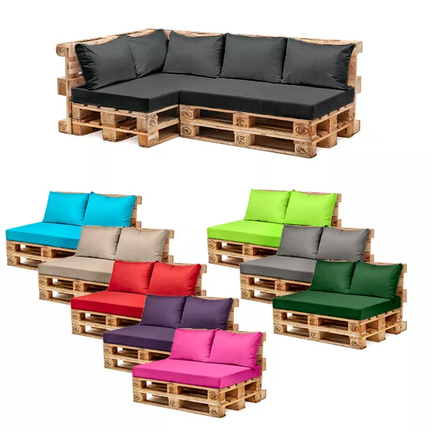 Pallet Garden Furniture Cushions Sets Water Resistant Covers Seat