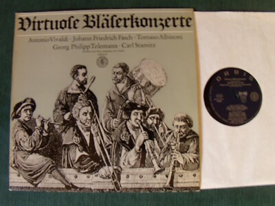Virtuos Bläserkonzerte, Vivaldi, Fasch, Albinoni -maurice André LP Orbis 75275