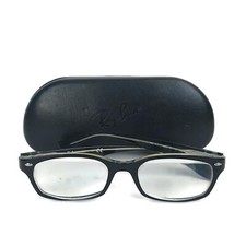 Ray Ban Eyeglasses RB 5150 2034 Black on Clear Horn Rim Frame 52-19 136