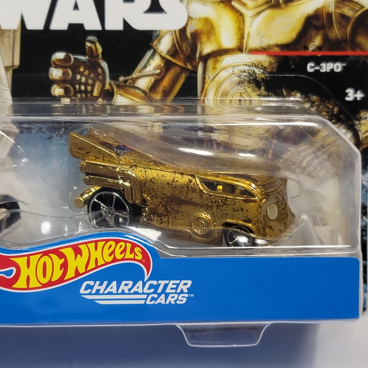 Hot Wheels Star Wars Character Car 2-Pack C-3PO and R2-D2 NEW
