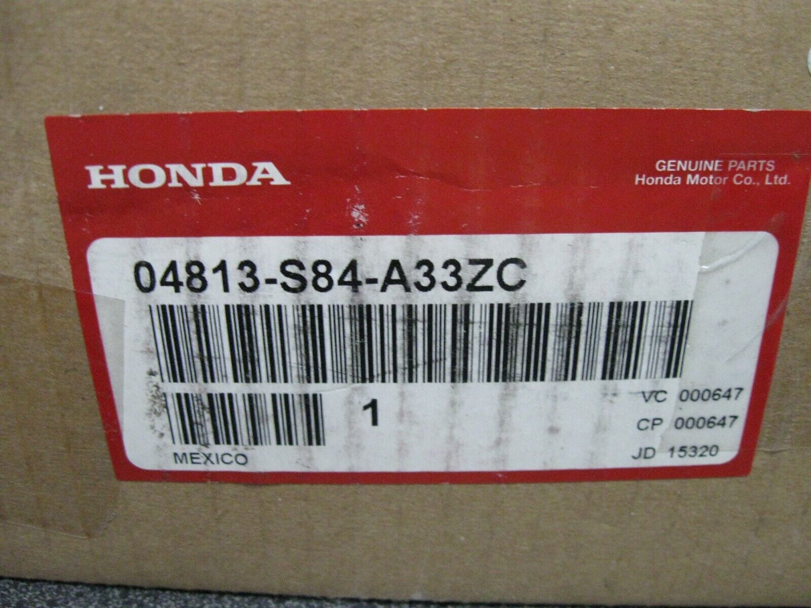 NEW GENUINE HONDA SEAT BELT BUCKLE FOR 0102 ACCORD SEDAN (PN 04813S84A33ZC) eBay