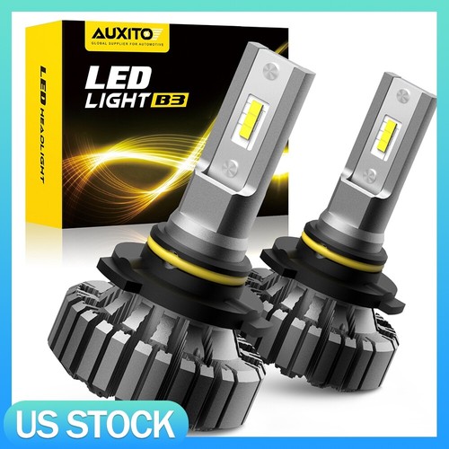 Xenon White LED Headlights Bulbs Kit for Chevy Silverado 1500 2500 HD 1999-2006
