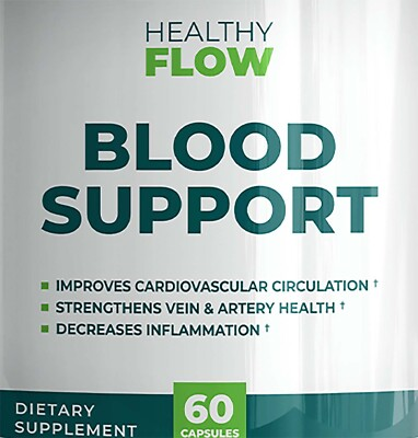 #ad Healthy Flow Blood Health Supporrt Supplement 60 Capsules Genuine Healthy Flow $39.00