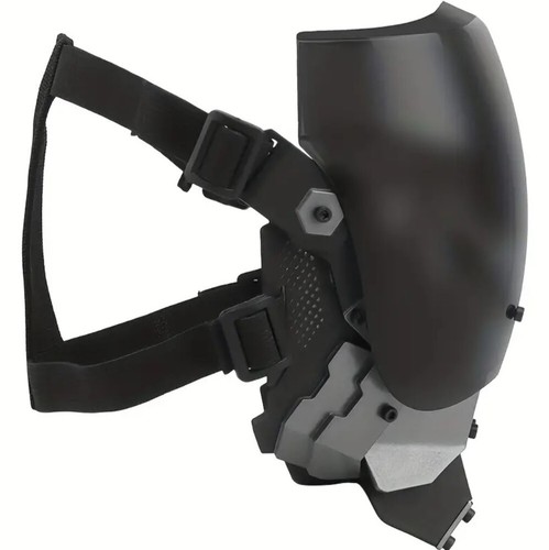 Futuristic Cyberpunk Full Face Tactical Mask - Picture 6 of 9