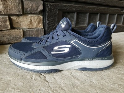 skechers air cooled memory foam mens slip on