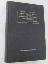 Fachbuch Lehrbuch Allgemeine Pathologie für Tierärzte Prof. Dr.Kitt Ausgabe 1912