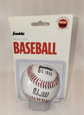 Franklin Sports - Practice BASEBALL OL1000 - 9in - Cork/Rubber Core/Synthetic L