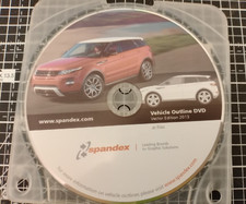 Spandex Vehicle Outlines car wrap software DVD 2013