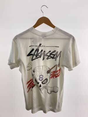 希少⭐️90s USA製 old stussy スカルボーン シャツ　ドクロ L STUSSY T-SHIRT 90s 8BALL CROSS BONE SKULL COTTON White Used | eBay