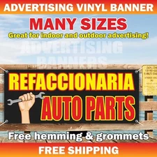 REFACCIONARIA AUTO PARTS Advertising Banner Vinyl Mesh Sign Flag car auto repair